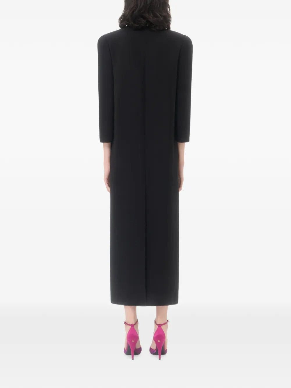 Cady couture embroidered dress-VALENTINO-Verso