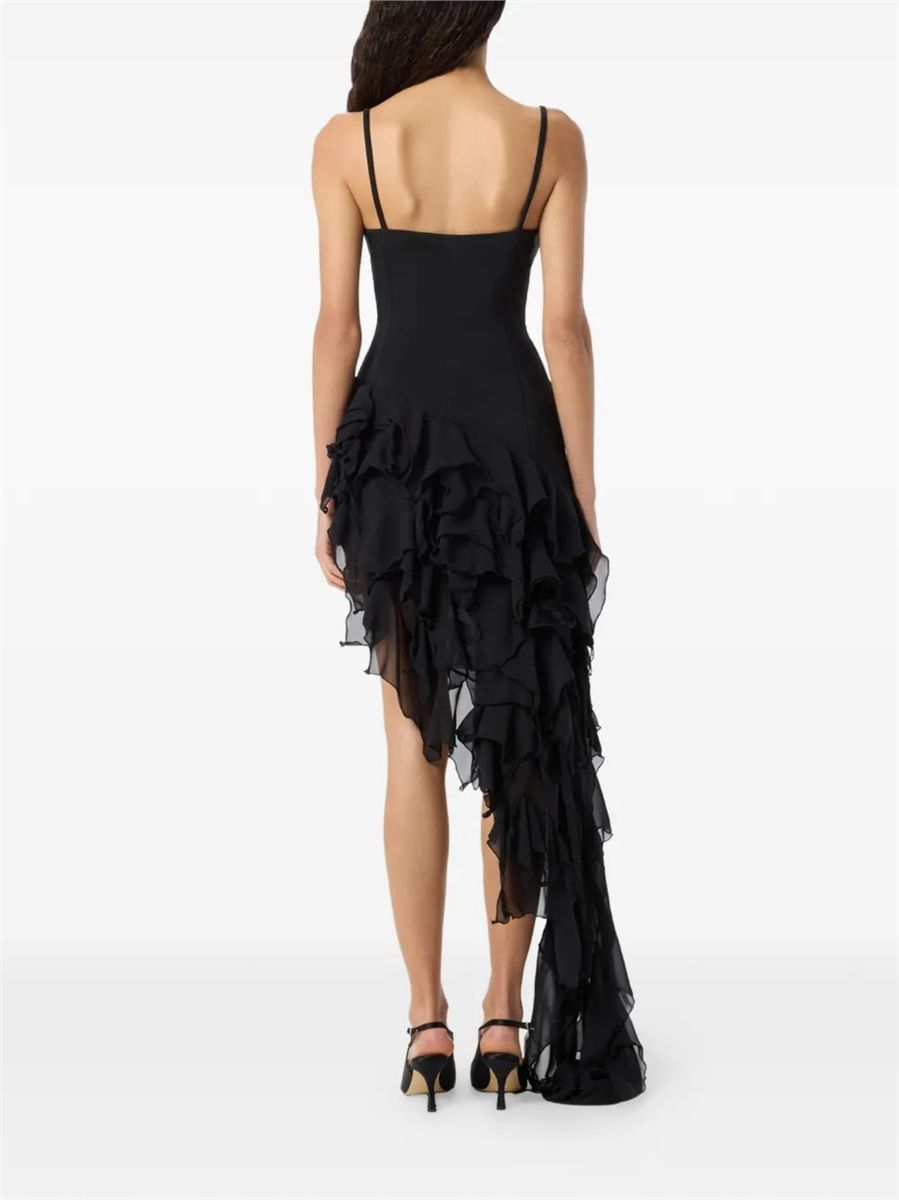Cady Ruffled Mini Dress-BLUMARINE-Verso