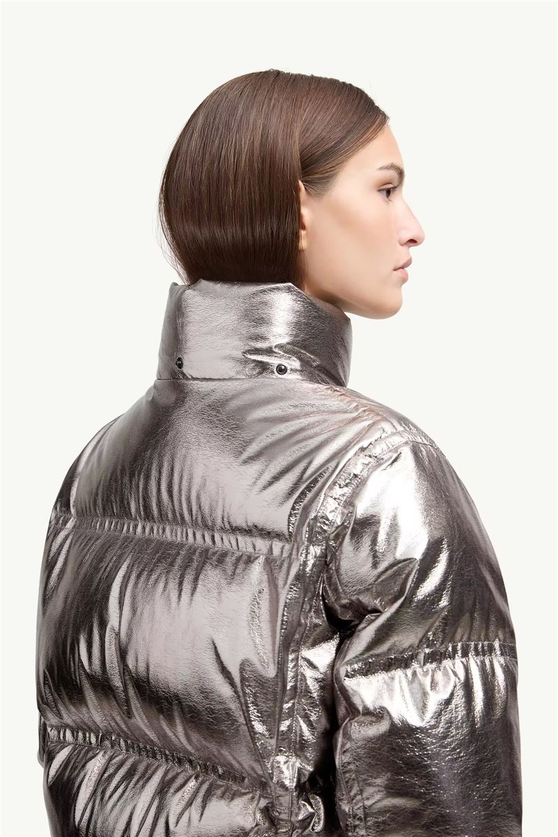 Calaque Metallic Hooded Down Ski Jacket-MONCLER-Verso