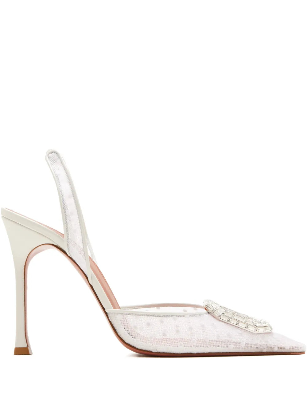 Camelia sling 90 polka-dot crystal-embellished pumps-AMINA MUADDI-Verso