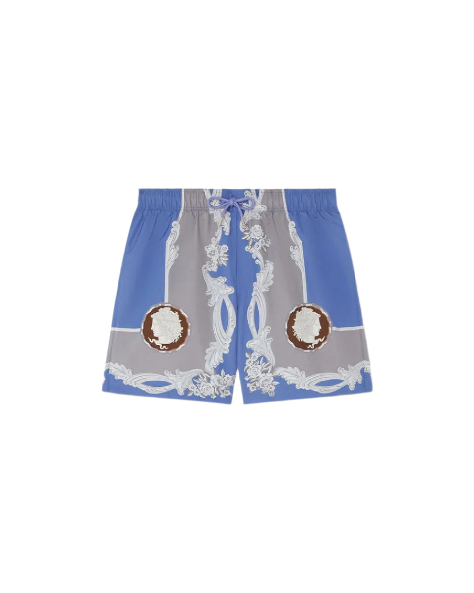 CAMEO SWIM BOARDSHORTS - VERSACE - Verso
