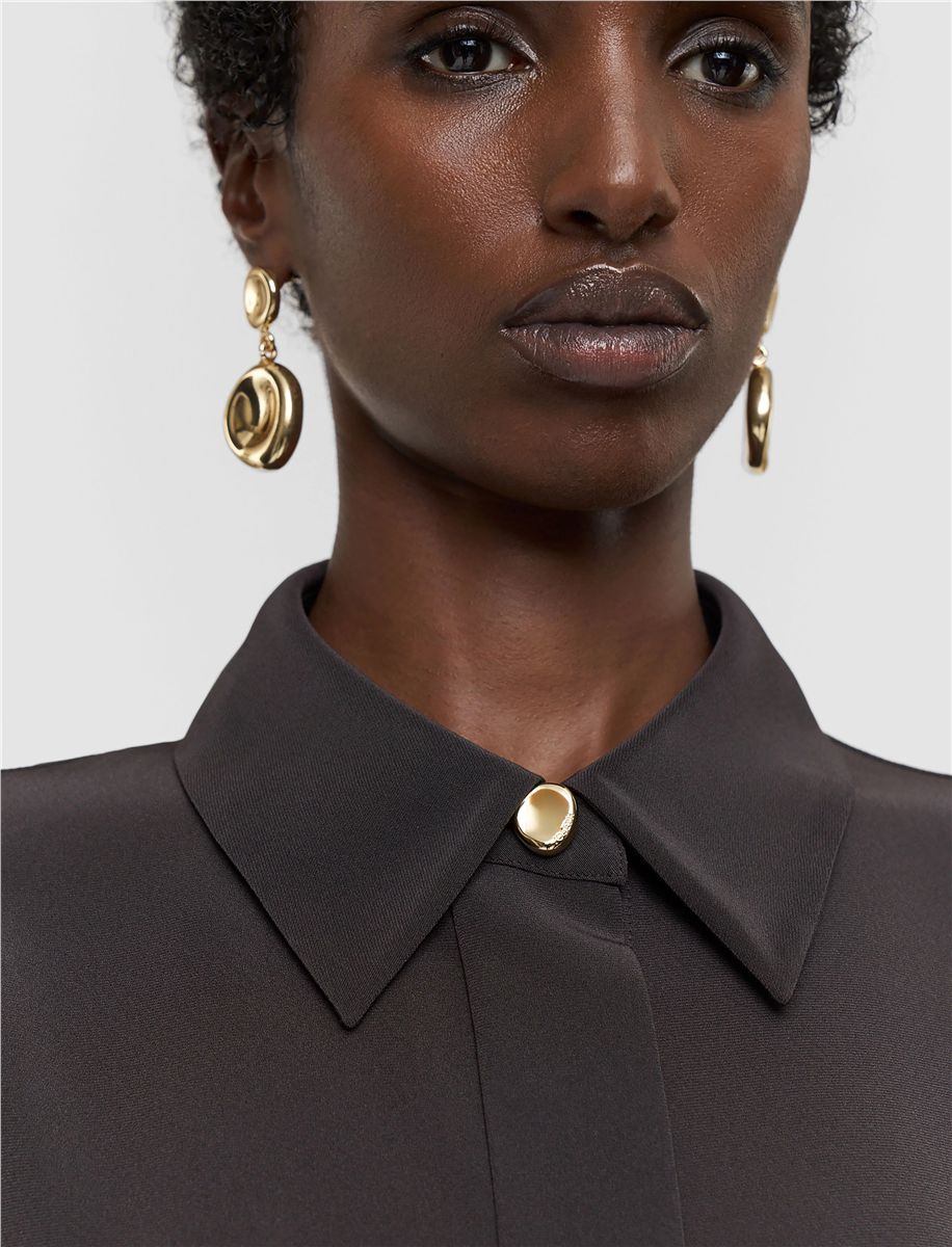 Camilia satin twill blouse-JOSEPH-Verso