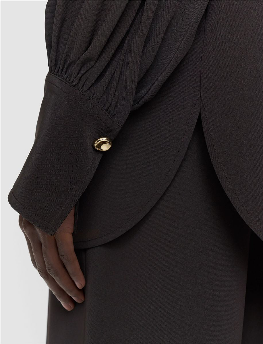 Camilia satin twill blouse-JOSEPH-Verso