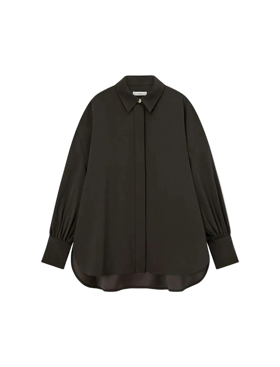 Camilia satin twill blouse-JOSEPH-Verso