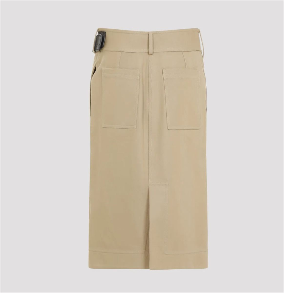 Canvas midi skirt-BOTTEGA VENETA-Verso