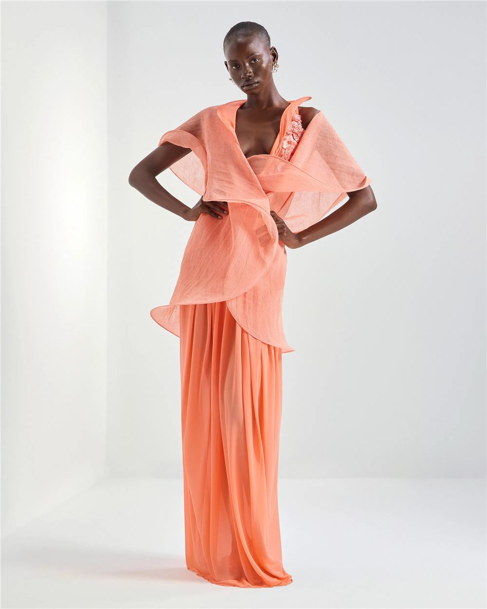 Cape with Ruffles-GENNY-Verso