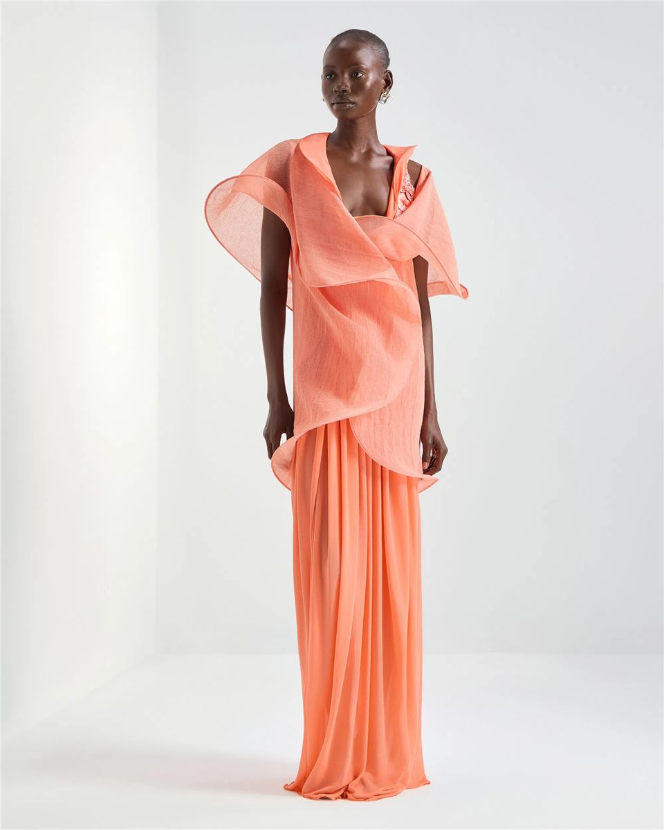 Cape with Ruffles-GENNY-Verso