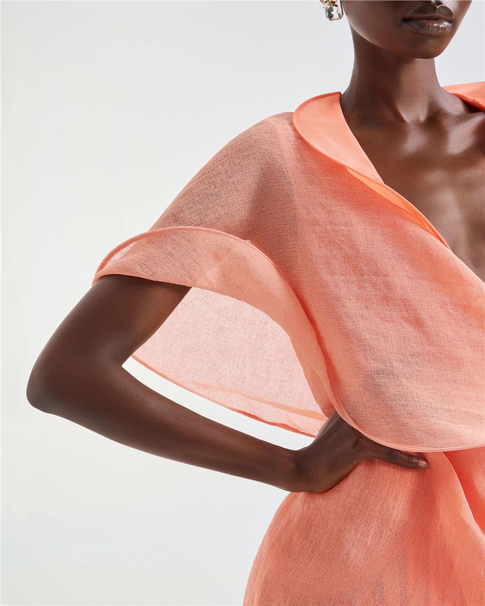 Cape with Ruffles-GENNY-Verso