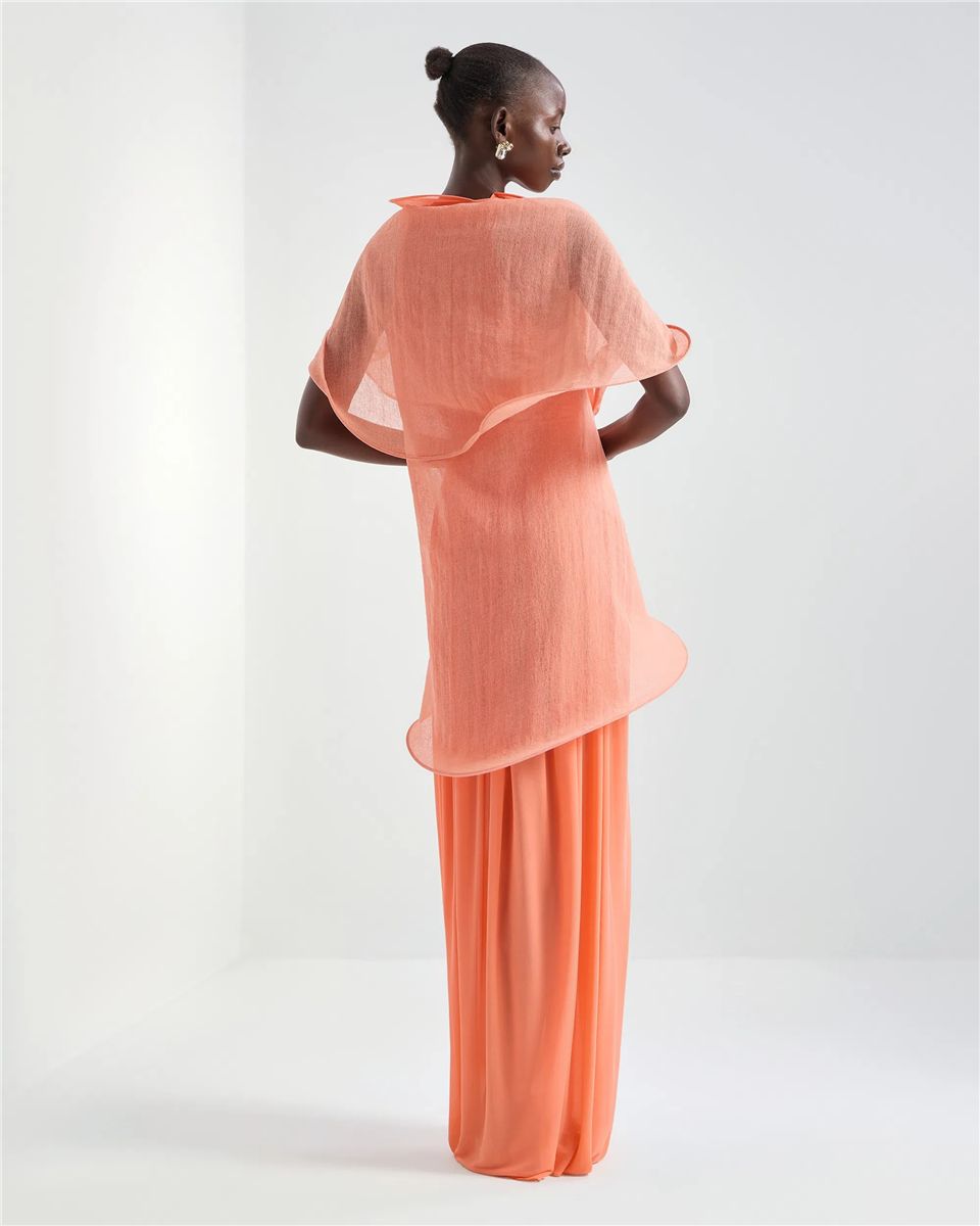 Cape with Ruffles-GENNY-Verso