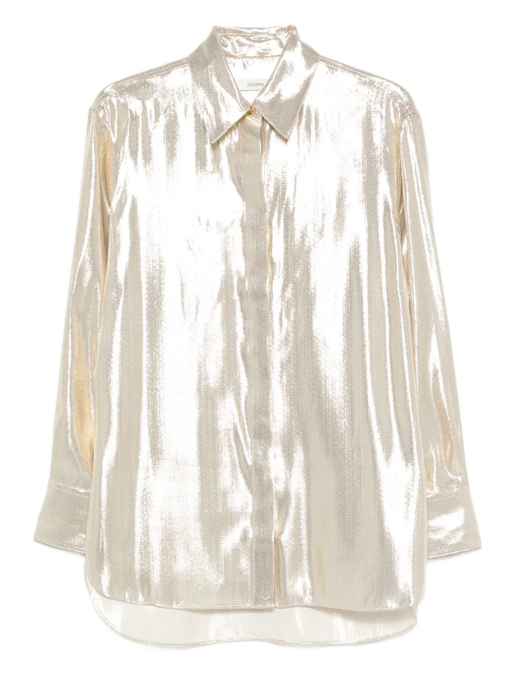 Capri metallic buttoned top-JOSEPH-Verso