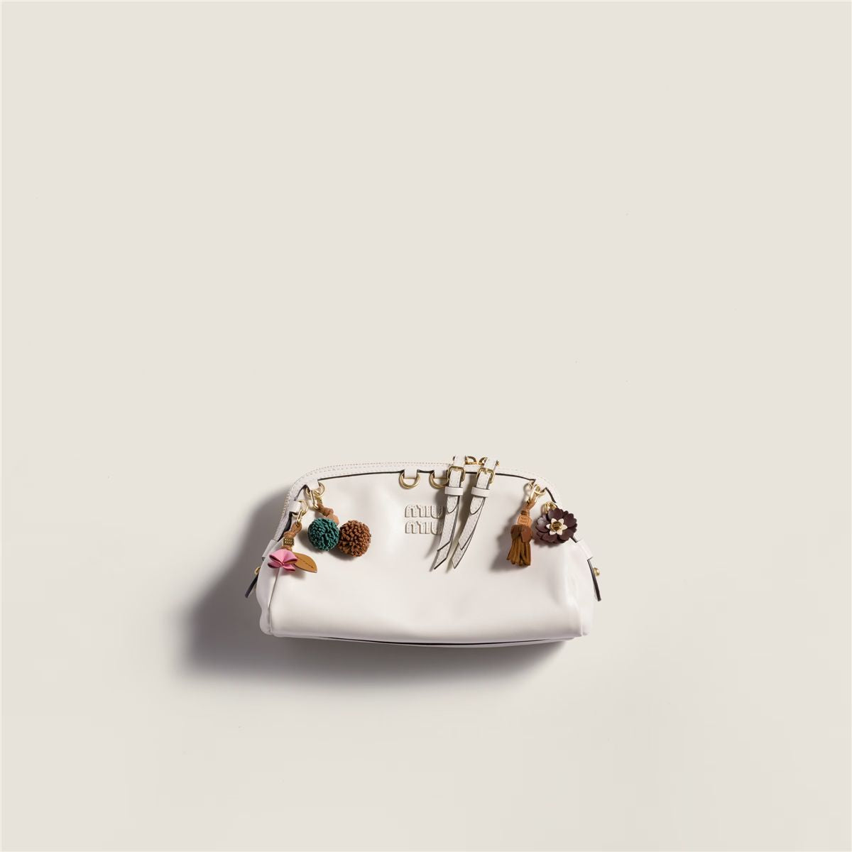 Caprice leather clutch-MIU MIU-Verso