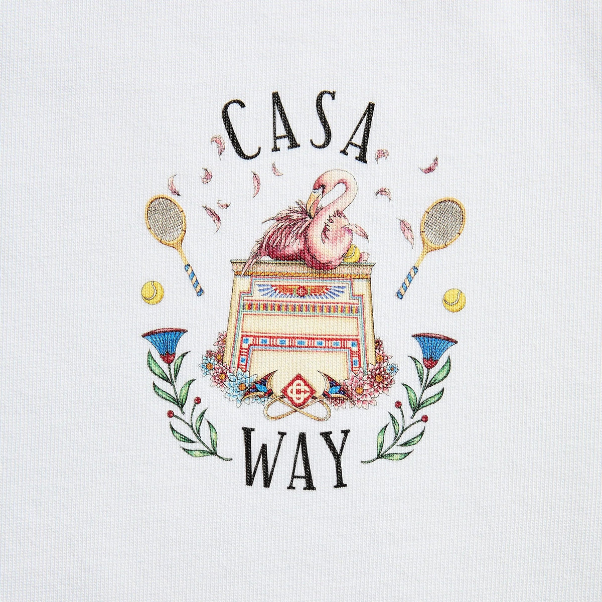 Casa Way Graphic-Print T-shirt-CASABLANCA-Verso