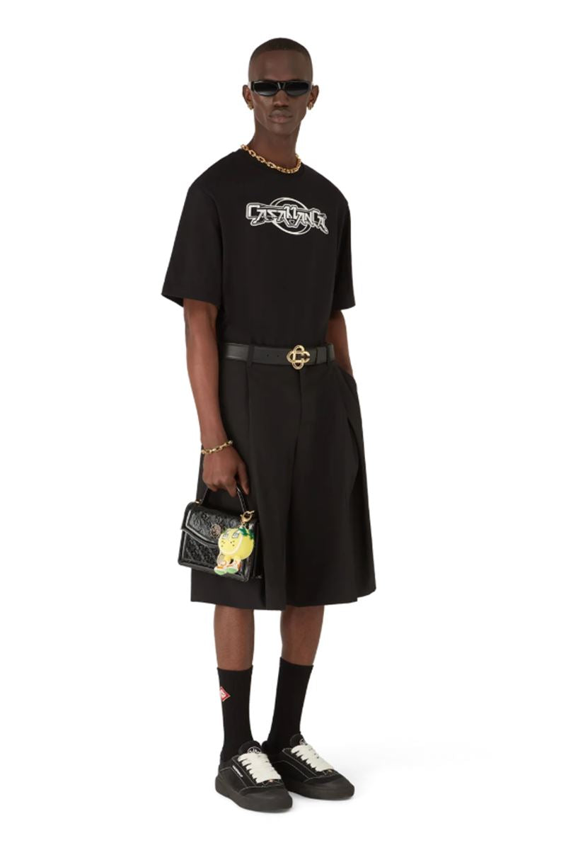 casablanca chrome oversized short sleeve t-shirt-CASABLANCA-Verso