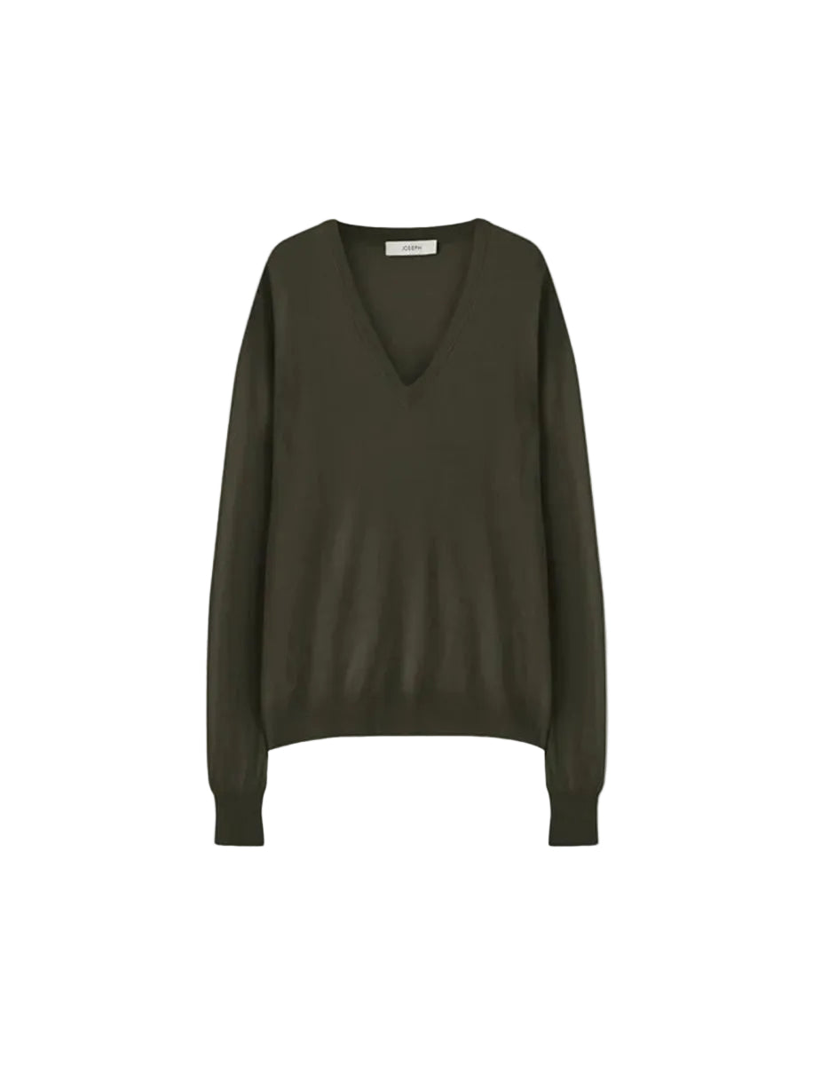 Cashair v neck jumper-JOSEPH-306928-S-Verso