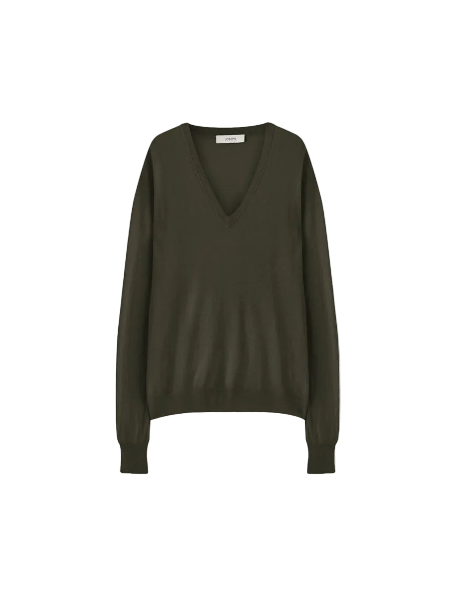 Cashair v neck jumper-JOSEPH-308587-S-Verso
