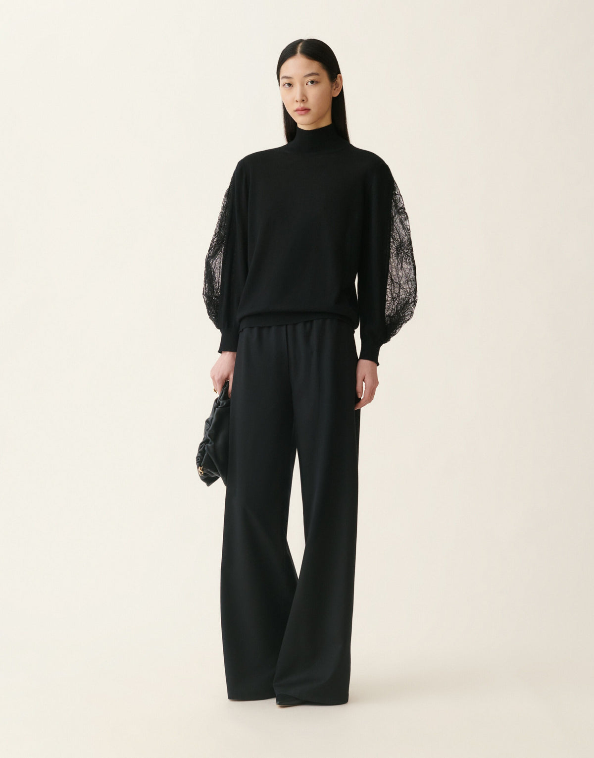 Cashmere and silk turtleneck sweater-FABIANA FILIPPI-Verso
