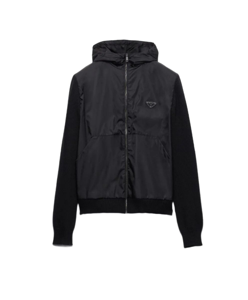 CASHMERE AND WOOL CARDIGAN -  PRADA -  Verso