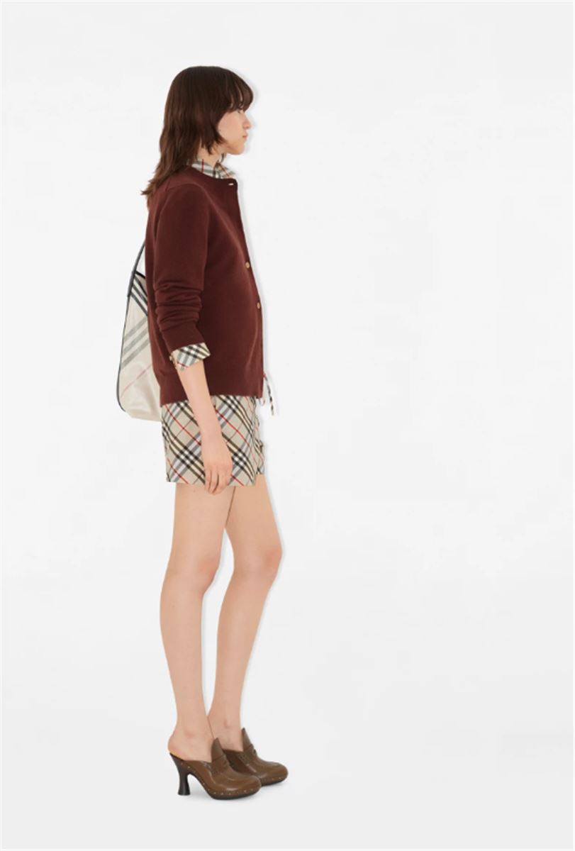 CASHMERE BLEND CARDIGAN-BURBERRY-Verso