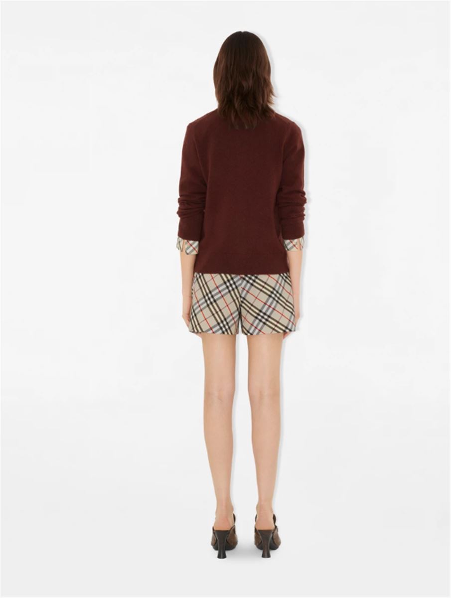 CASHMERE BLEND CARDIGAN-BURBERRY-Verso