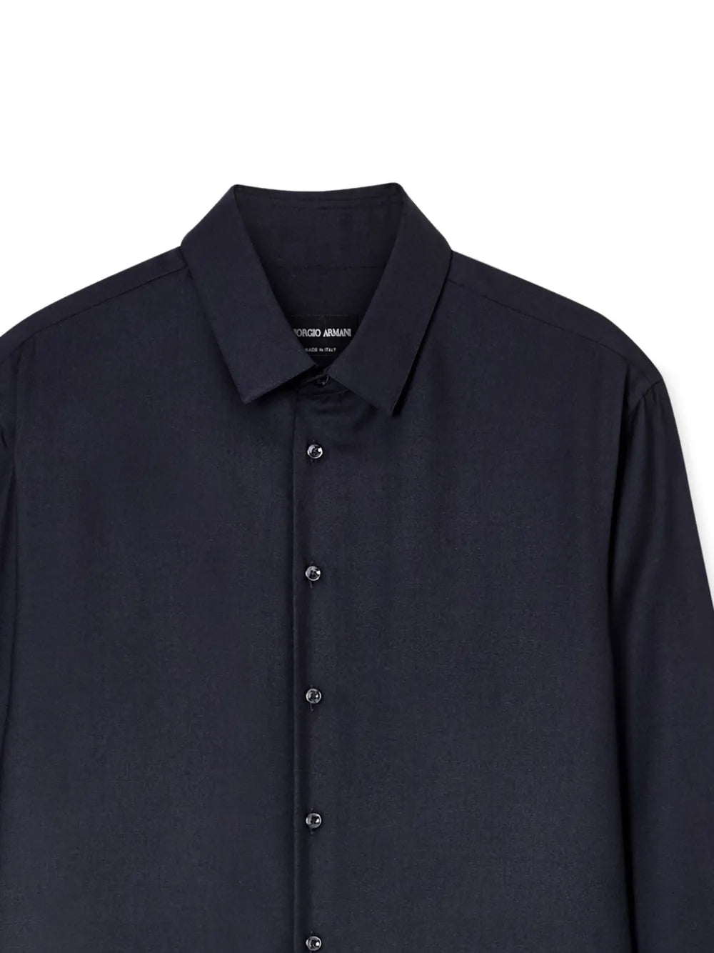 Cashmere blend shirt-GIORGIO ARMANI-Verso