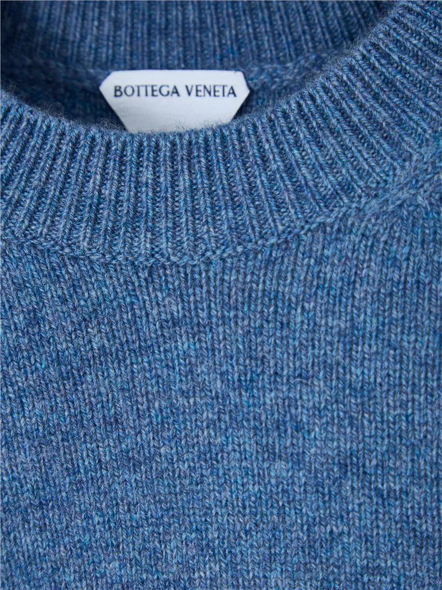 Cashmere Elbow-Patch Sweater-BOTTEGA VENETA-Verso