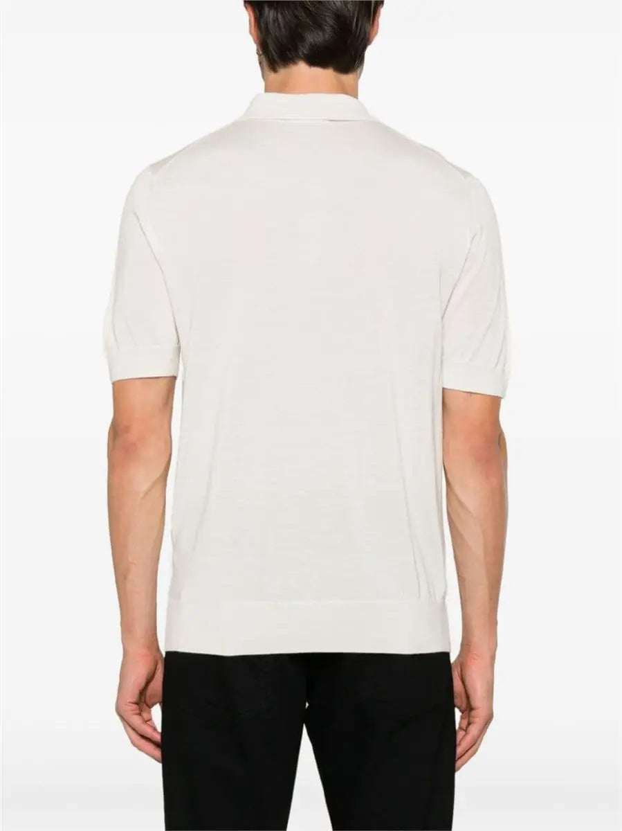 CASHMERE-SILK POLO SHIRT DOLCE & GABBANA