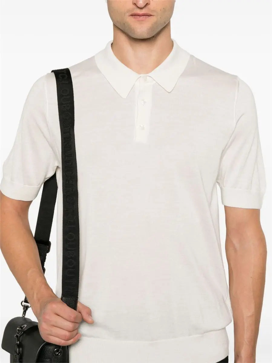 CASHMERE-SILK POLO SHIRT DOLCE & GABBANA