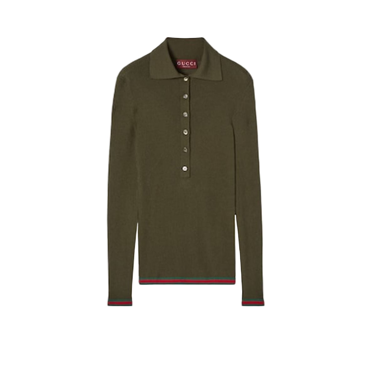cashmere silk top with embroidery-GUCCI-Verso