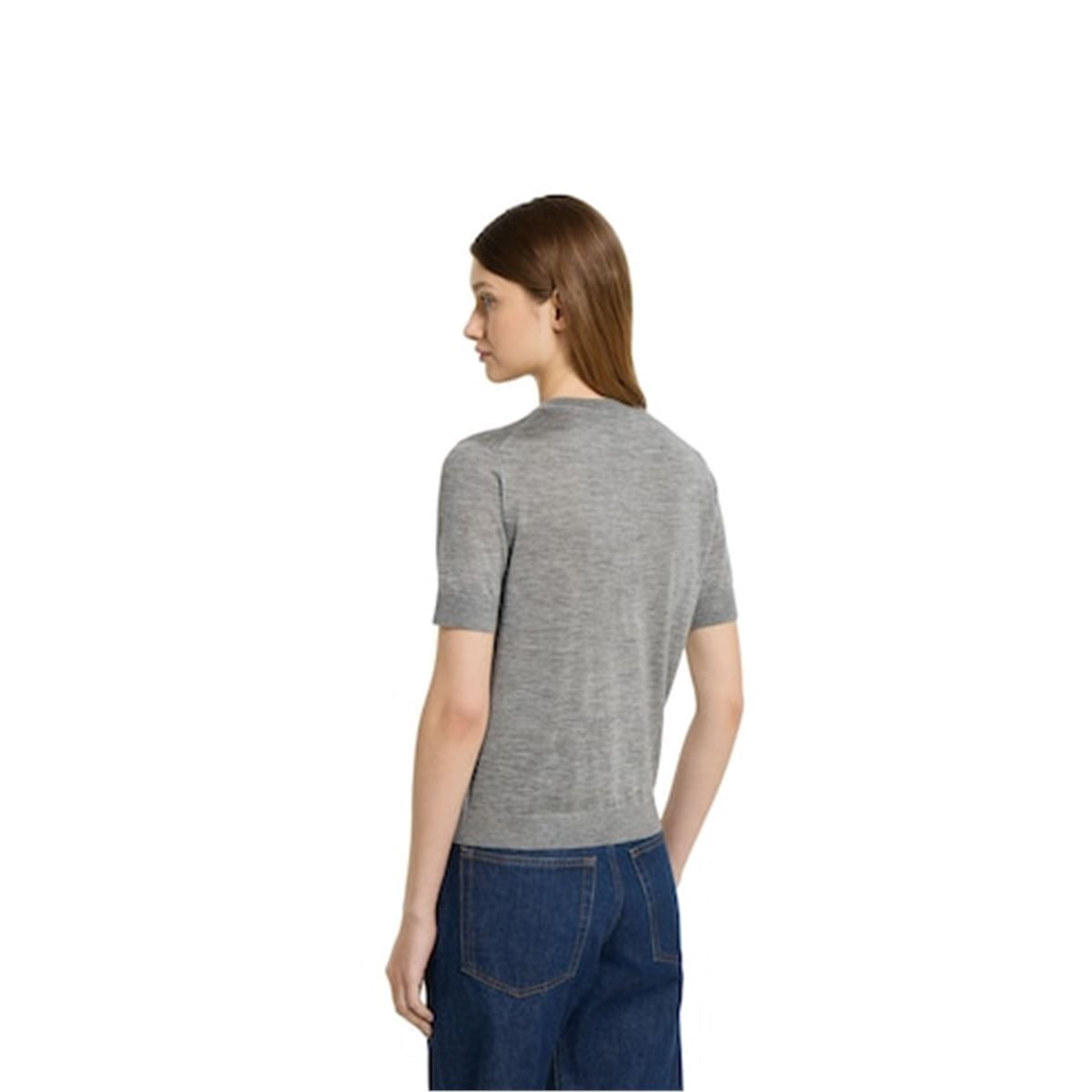 cashmere silk top with intarsia-GUCCI-Verso