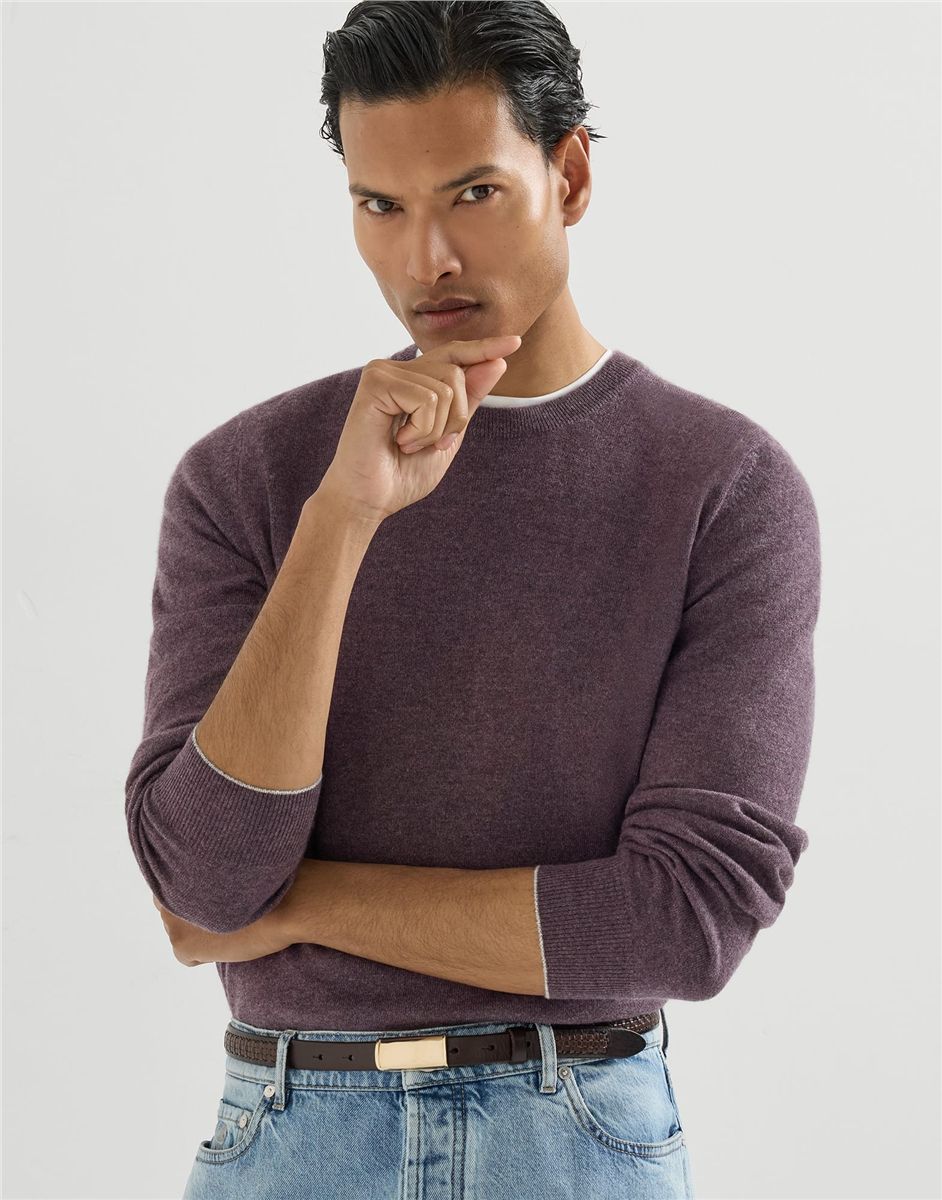 Cashmere sweater-BRUNELLO CUCINELLI-Verso
