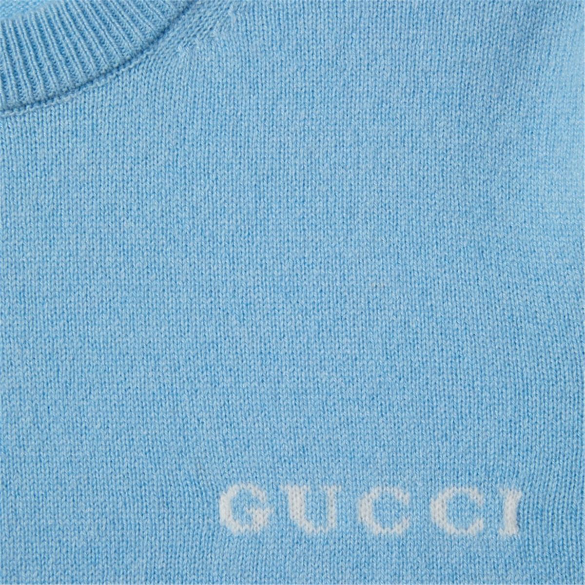 CASHMERE TOP WITH INTARSIA-GUCCI-Verso