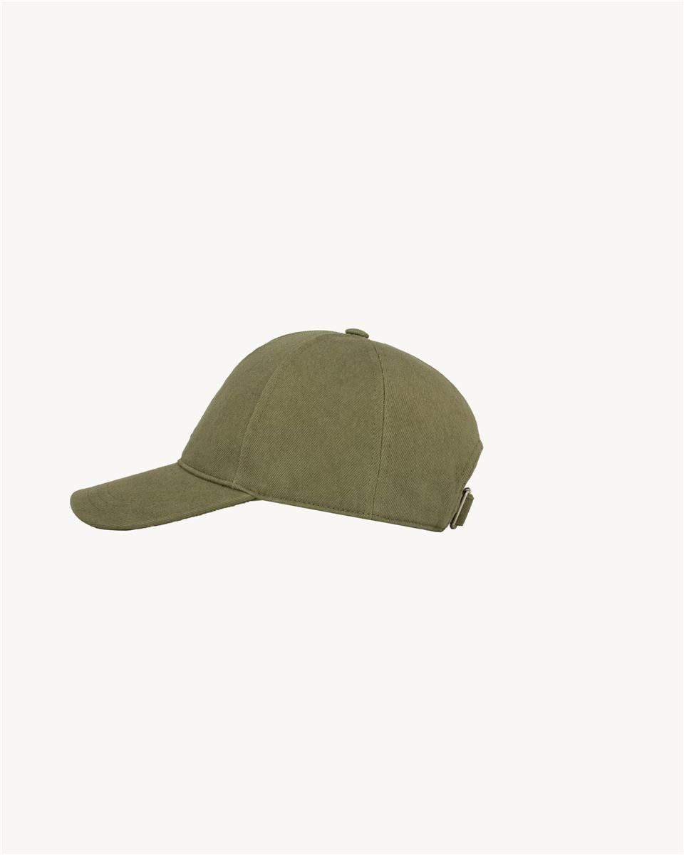 Cassandre cap in cotton denim twill-SAINT LAURENT-Verso