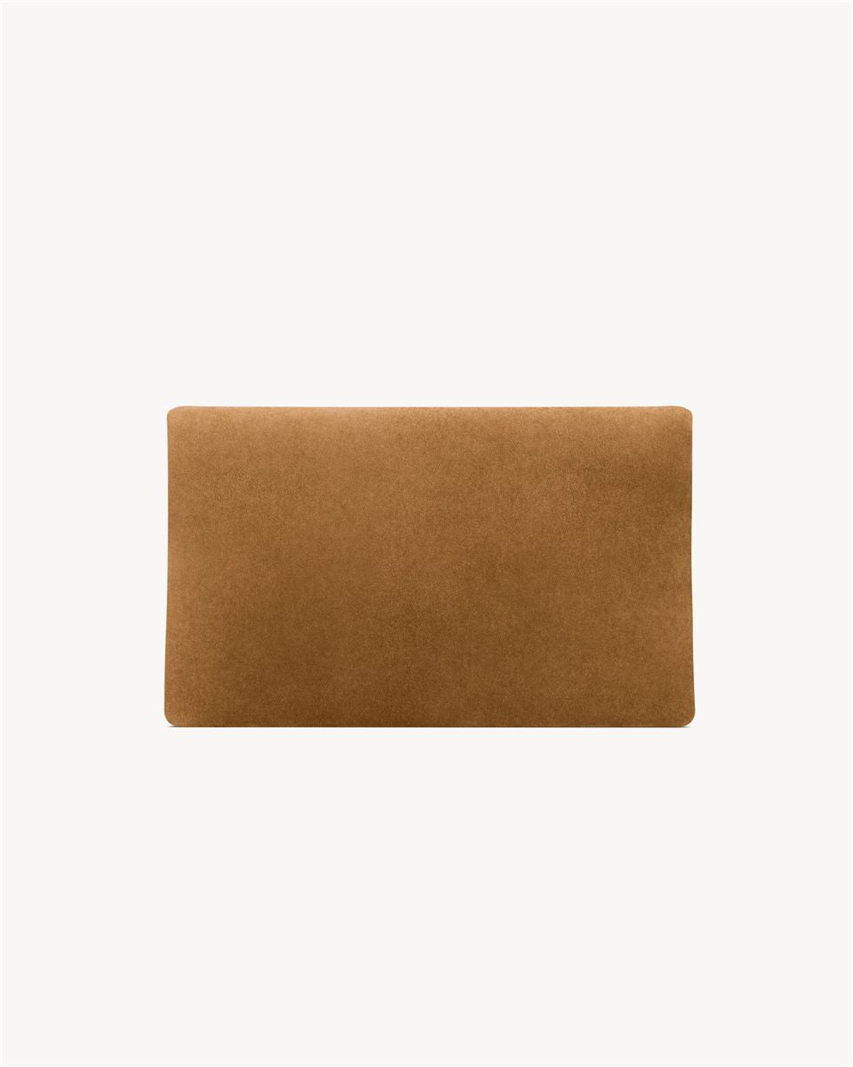 Cassandre Large Envelope Pouch in Suede-SAINT LAURENT-Verso