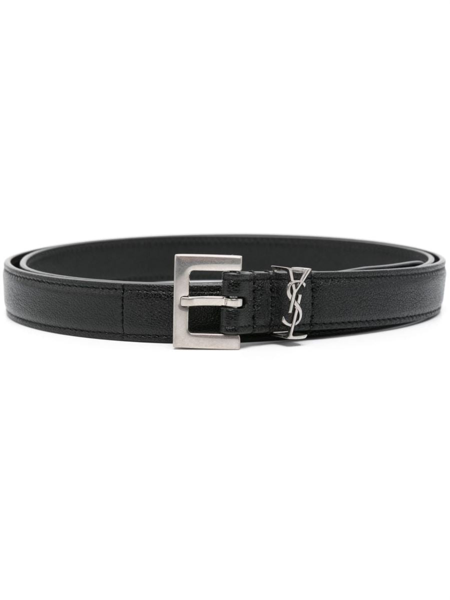 CASSANDRE-PLAQUE LEATHER BELT -  SAINT LAURENT -  Verso