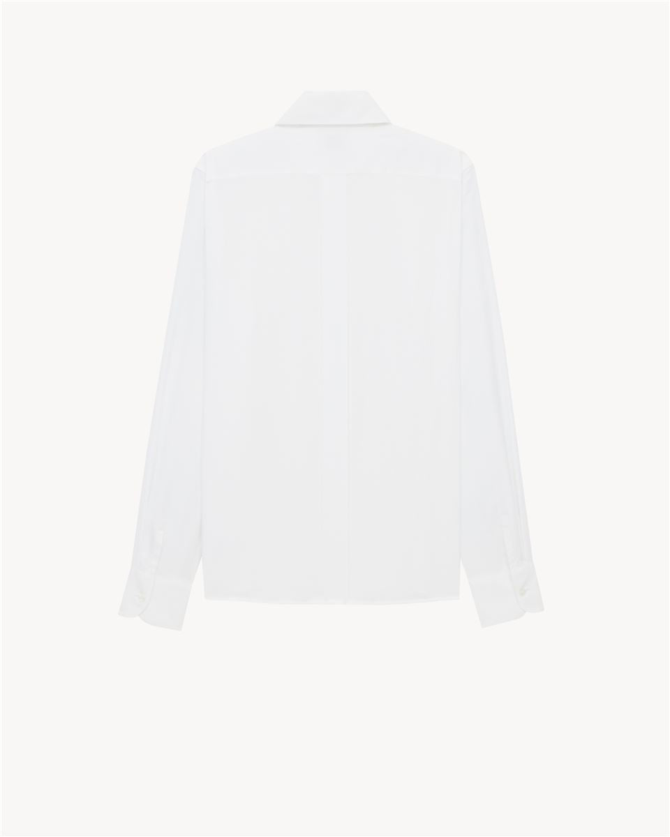 CASSANDRE SHIRT IN COTTON POPLIN-SAINT LAURENT-Verso