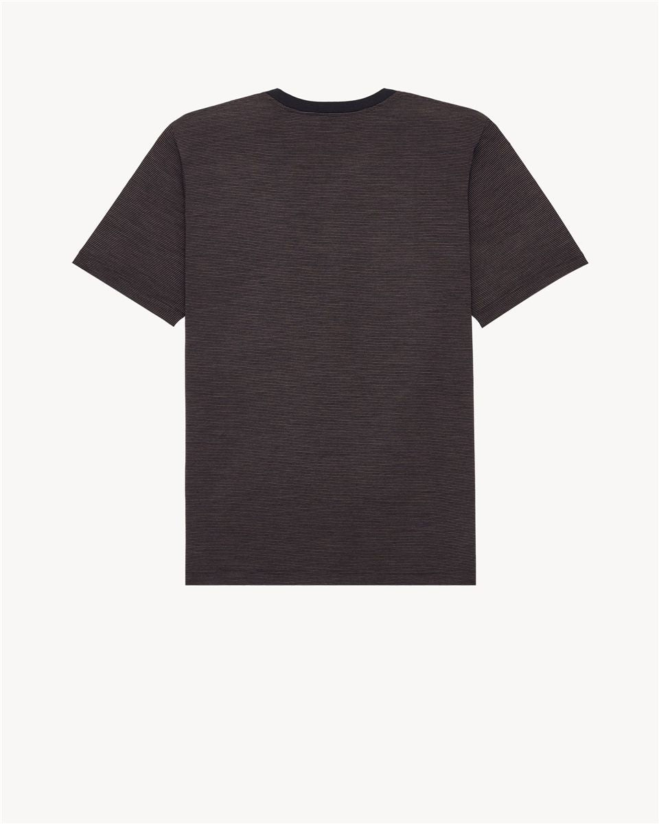 Cassandre t-shirt in striped wool-SAINT LAURENT-Verso