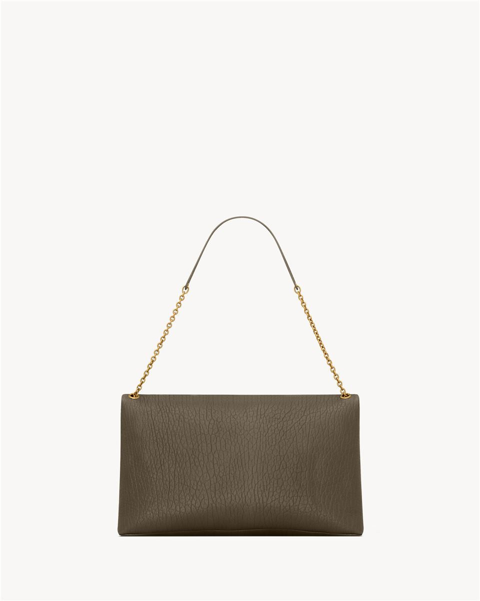 cassandre xxl envelope pouch on chain in lambskin-SAINT LAURENT-Verso
