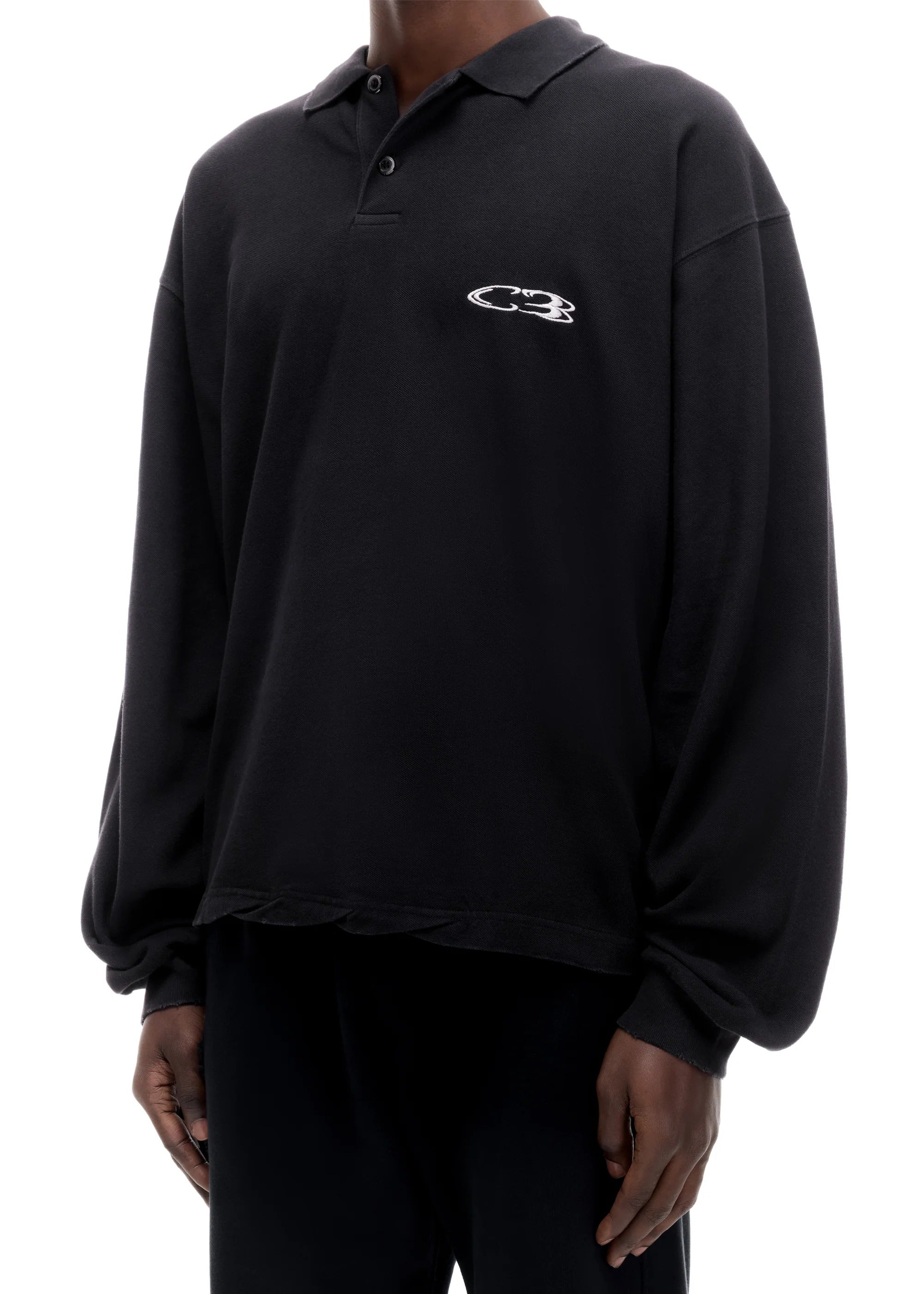 Cb surf long sleeve polo-COLE BUXTON-Verso