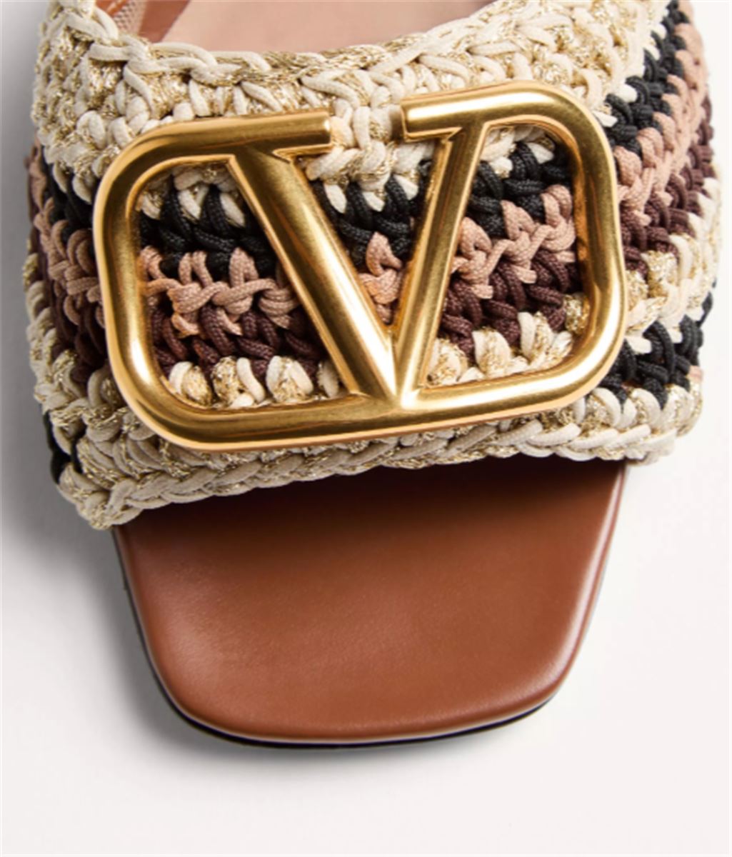 VLOGO SIGNATURE SLIDE SANDAL -  VALENTINO -  Verso