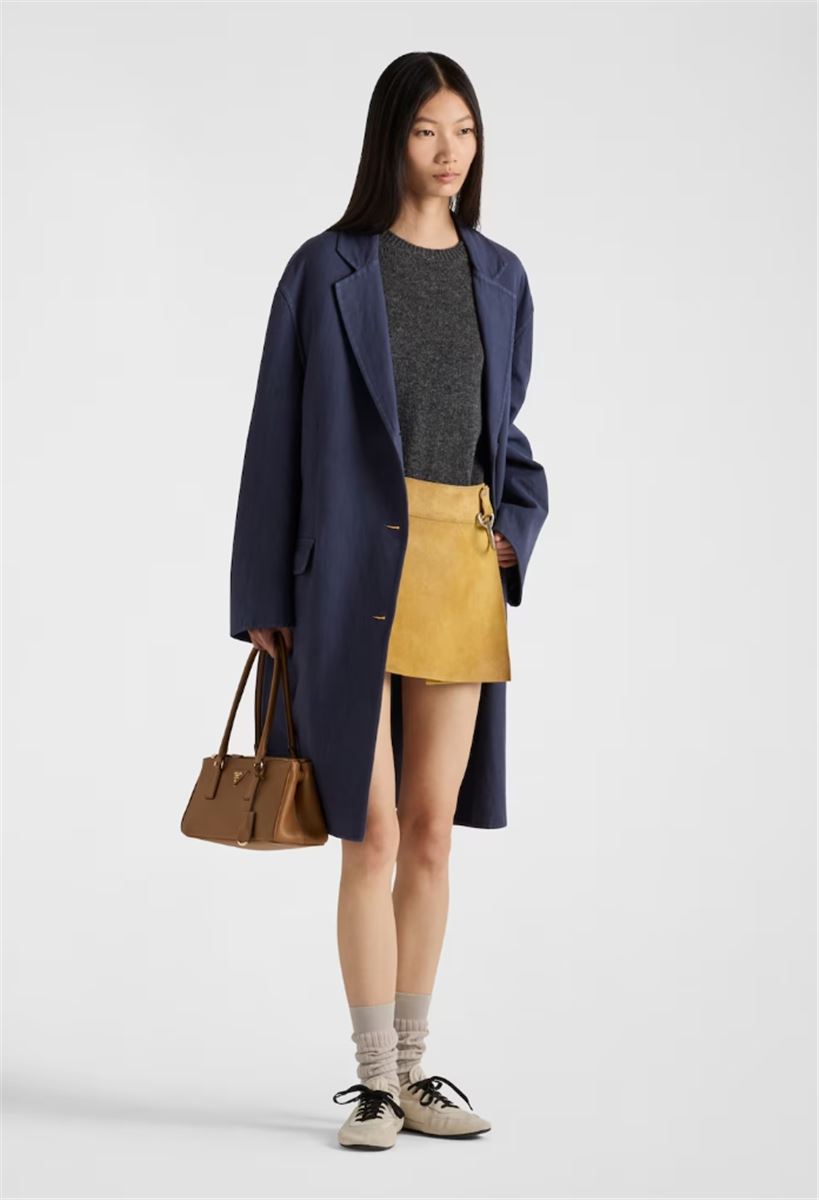 SUEDE MINISKIRT - PRADA - Verso
