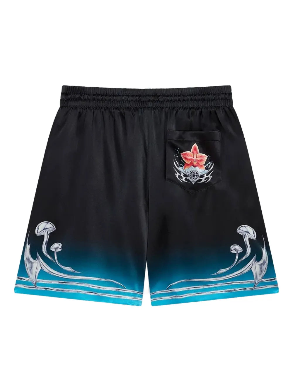 Blades mushroom-print shorts