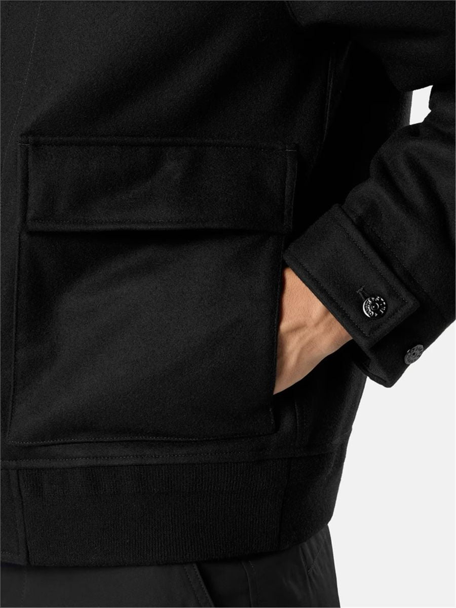 Padded coach jacket with anti-drop