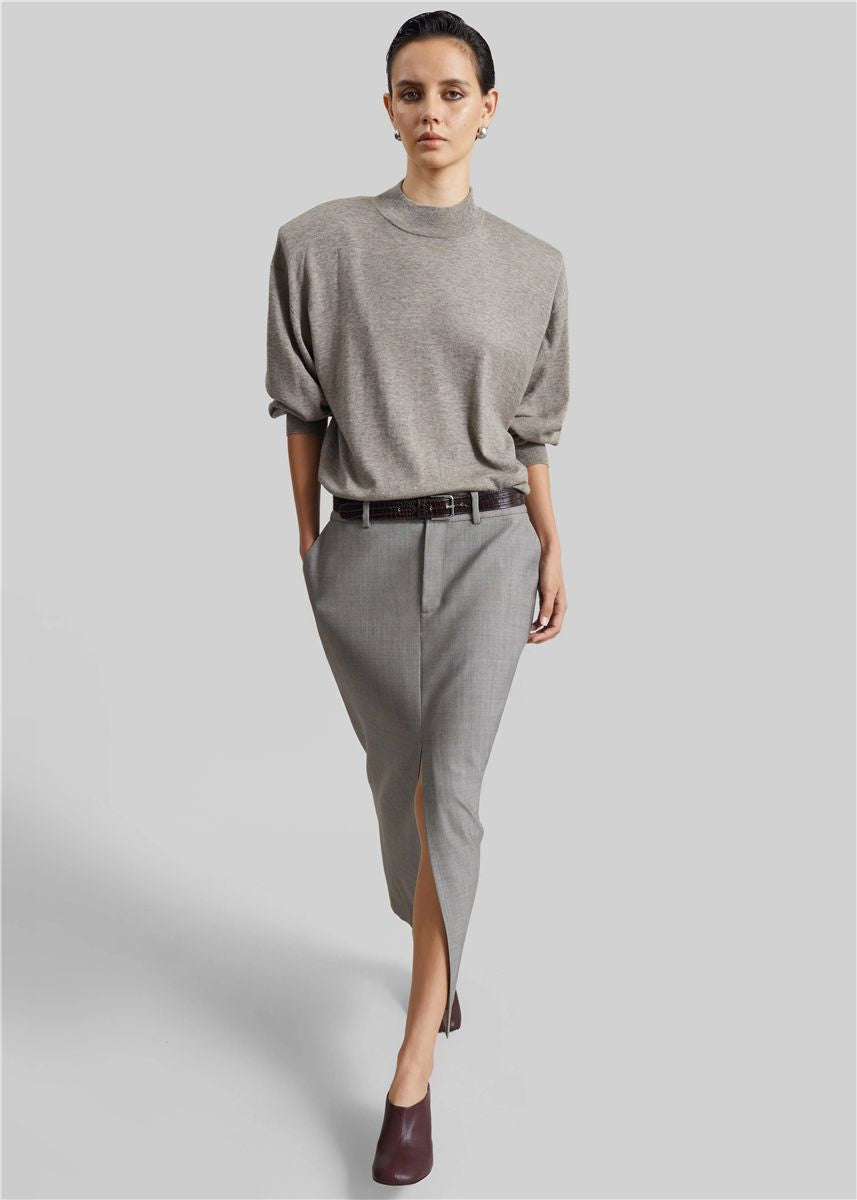 Rue padded high neck sweater-THE FRANKIE SHOP-Verso