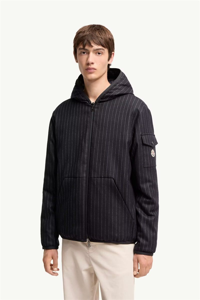 Ceze reversible hooded short jacket-MONCLER-Verso