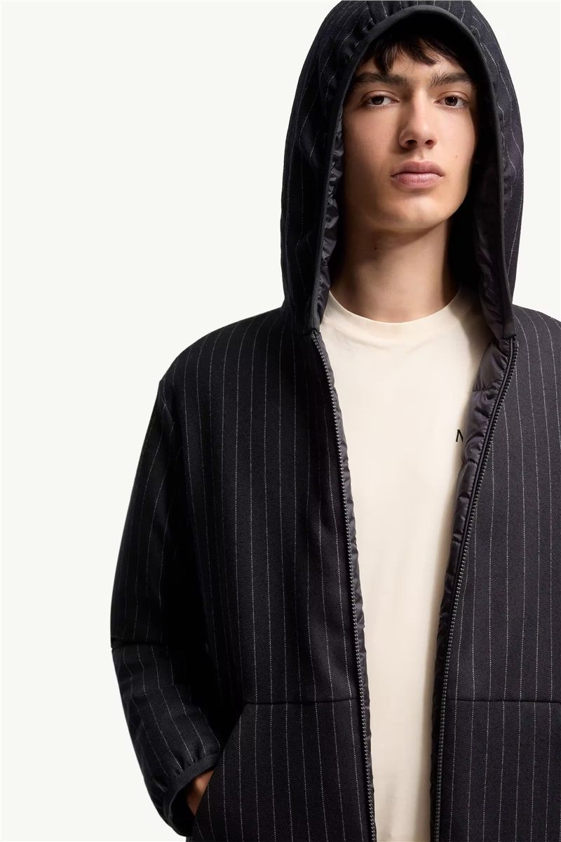 Ceze reversible hooded short jacket-MONCLER-Verso