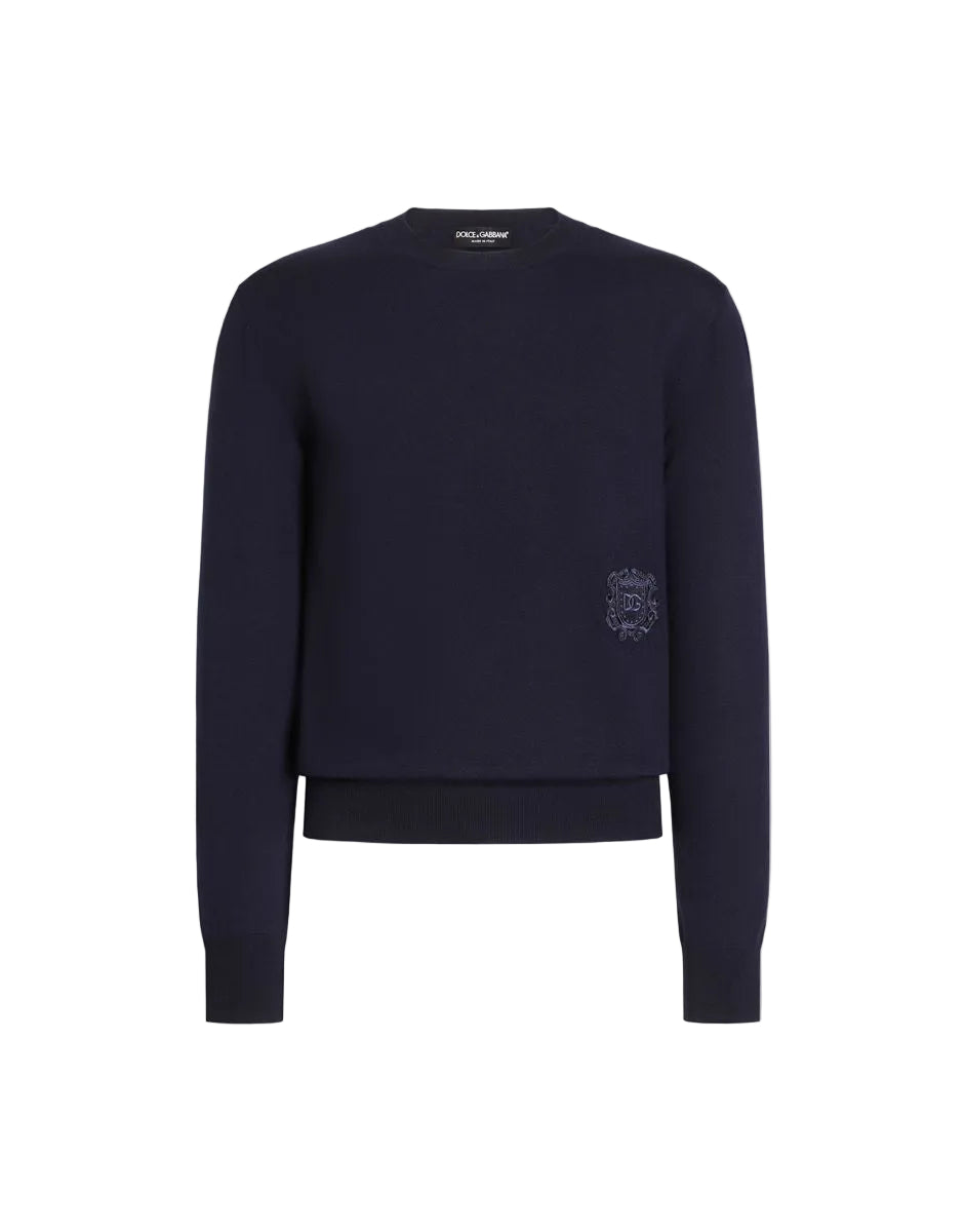 Virgin wool pullover