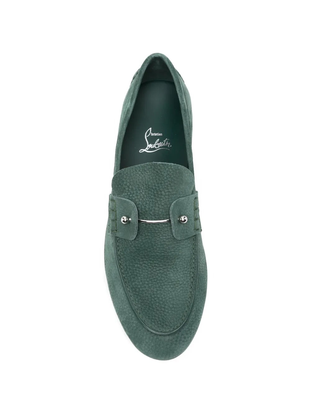 Chambeliboat pebbled metal-bar loafers-LOUBOUTIN-Verso