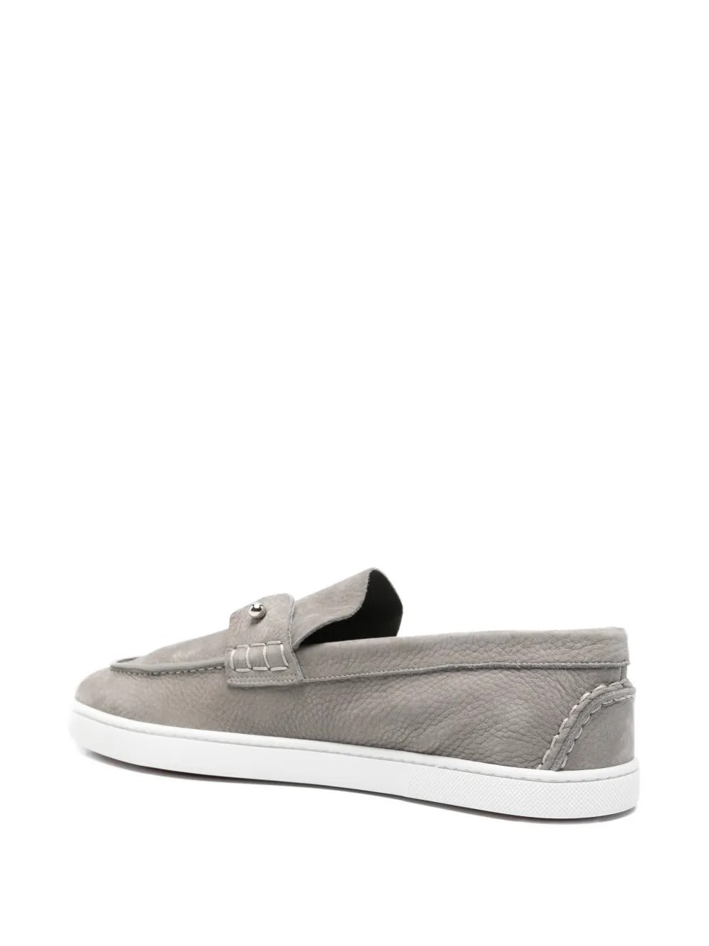 Chambeliboat pebbled metal-bar loafers-LOUBOUTIN-Verso