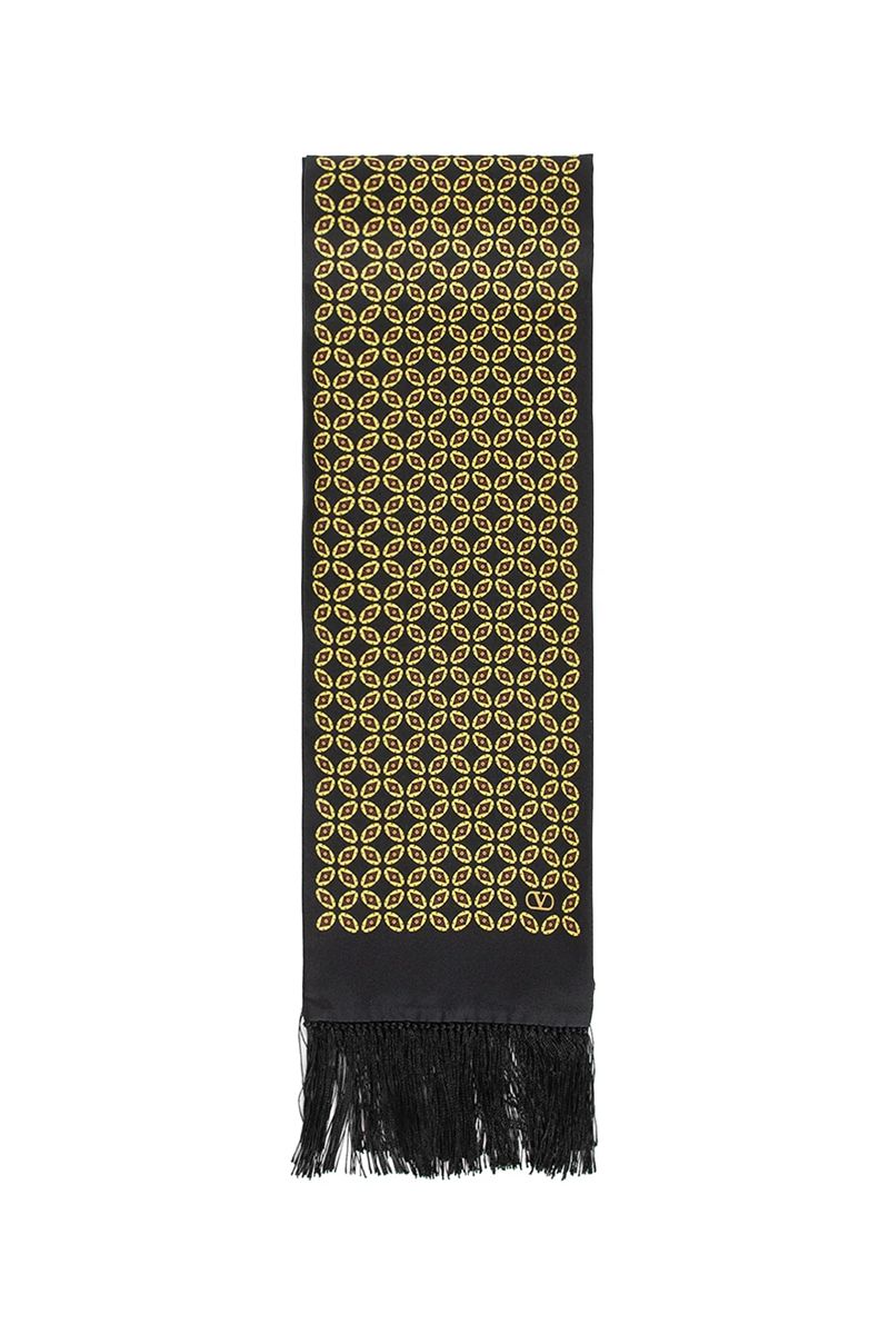 Chamber silk fringed sacrf-VALENTINO-Verso