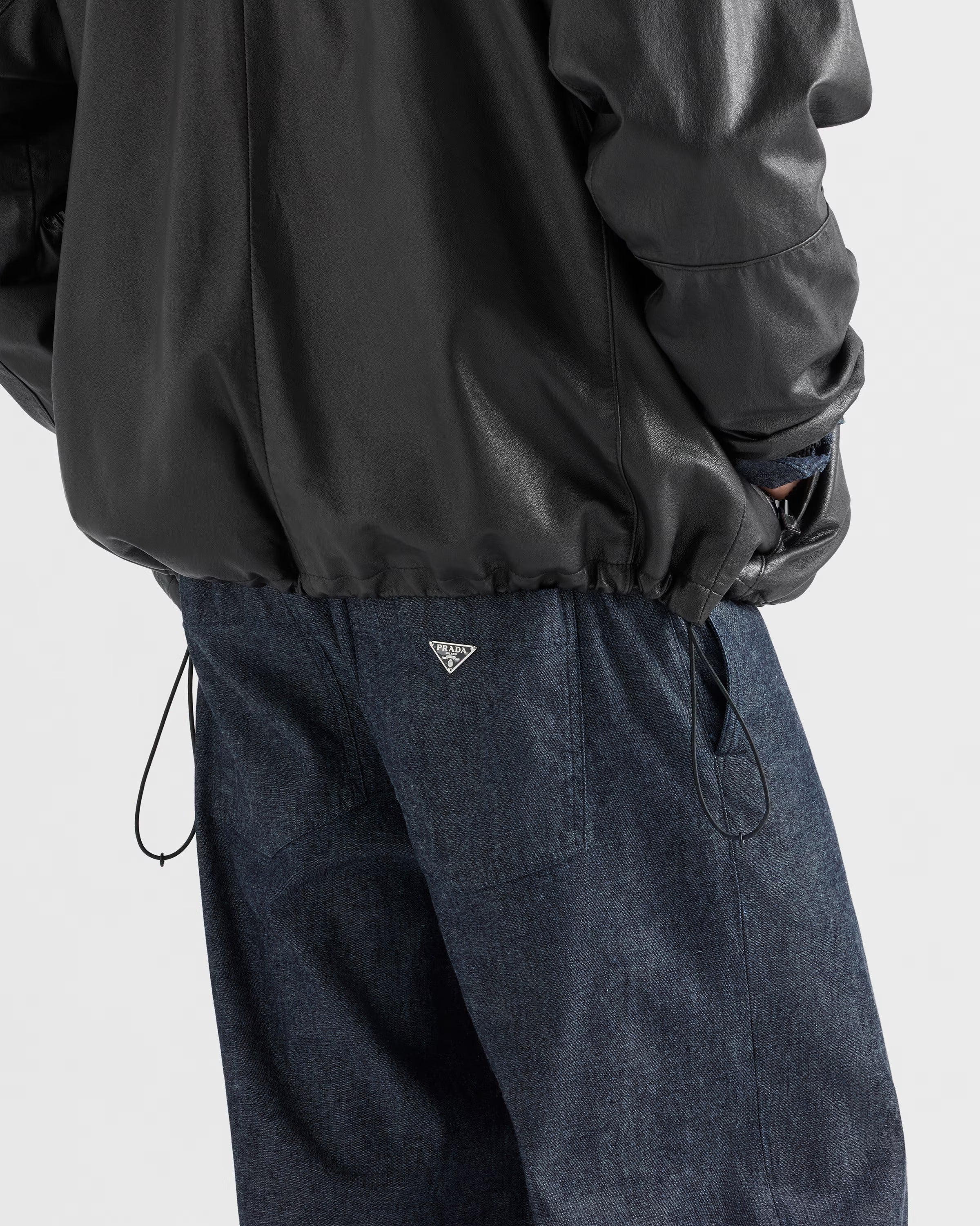 Chambray pants-PRADA-Verso